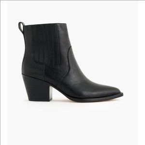 J. Crew Leather Chelsea Western Boot